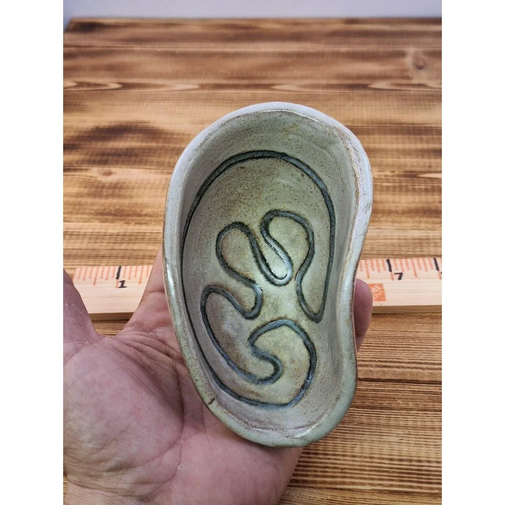 Art Pottery Handmade Trinket Dish Small 5